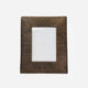 Frankly Cotton Etched Large Photo Frame in Antique Brass Finish  (4x6 inch photo)