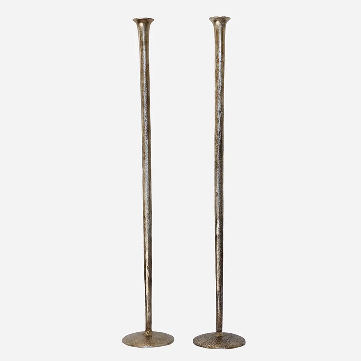 Forged Candlestick Antique Brass Finish