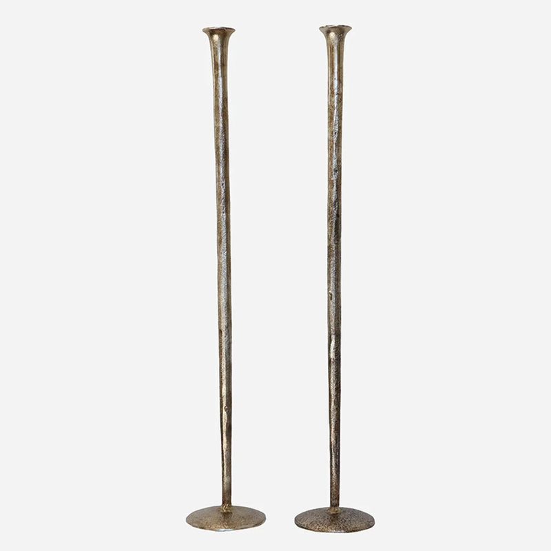 Forged Candlestick Antique Brass Finish