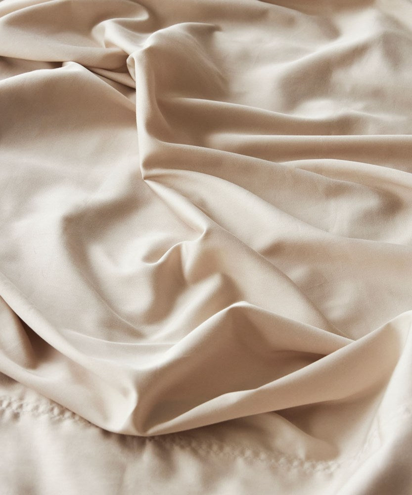 Bamboo Cotton Fitted Sheet - Natural