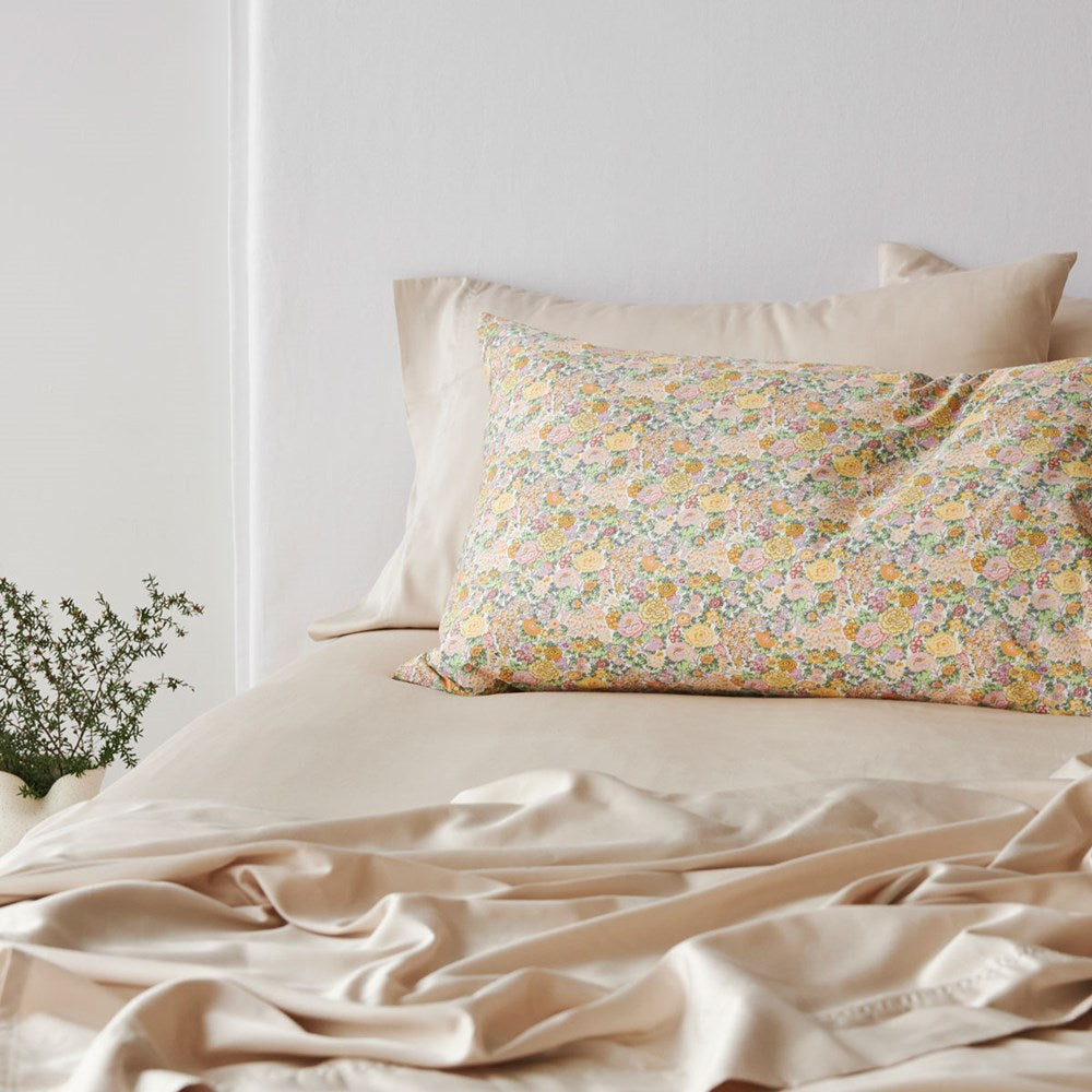 Bamboo Cotton Fitted Sheet - Natural