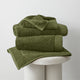 Baksana Luxury Bamboo Cotton Towel Range - Moss