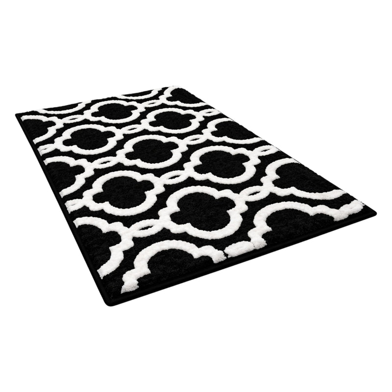 Frankly Cotton Geometric Cotton Bath Mat