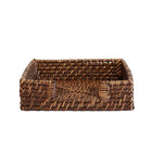 Bermuda Napkin Holder Walnut Rattan