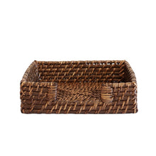 Bermuda Napkin Holder Walnut Rattan