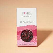 Matakana Honest Choc -Blueberry & Raspberry - Dark Chocolate Bar - 64% Cacao 70g