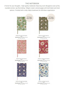 Bungalow Notebook Plain Paper - Roja Rose