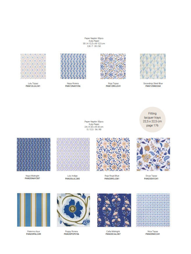 Bungalow Paper Napkin - Lulu Cerise (50pcs)