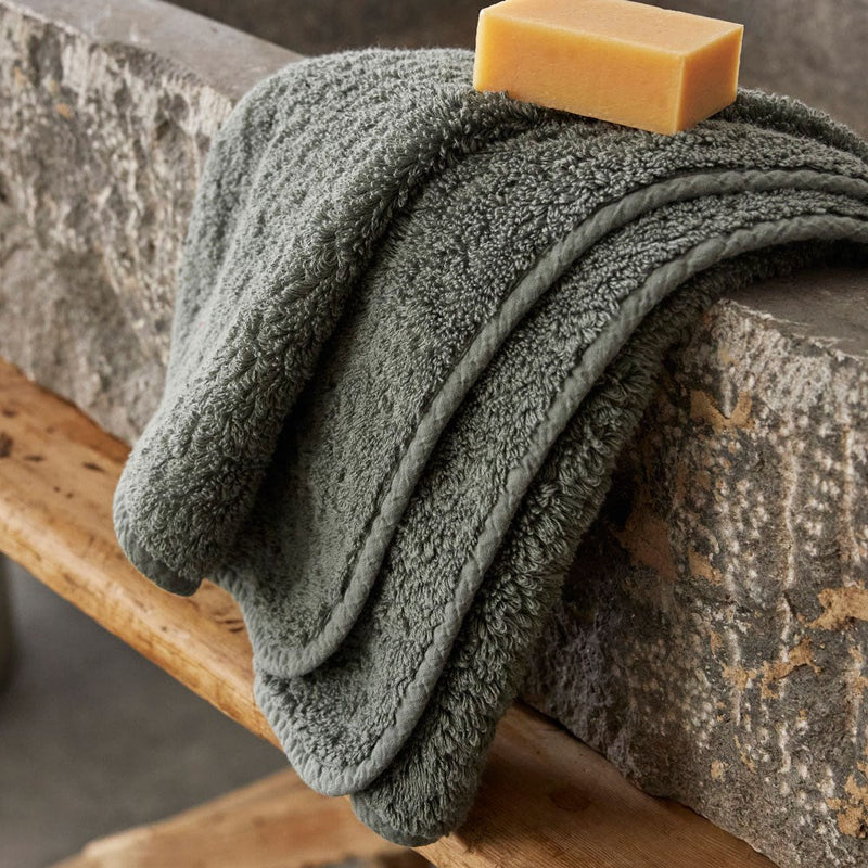 Super Pile Cotton Hand Towel - Cedar