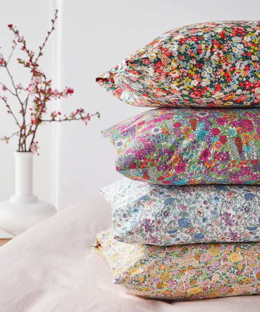 Pillowcase Made with Liberty Fabric - Elysian Day