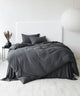 Cotton Jersey Duvet Cover - Onyx