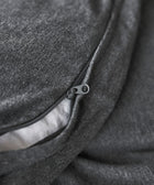 Cotton Jersey Pillowcase Pair - Onyx