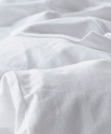 Cotton Jersey Fitted Sheet - White