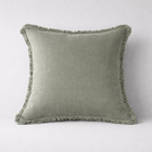 MM Linen Laundered Linen Pillow Cover Set Range - Olive