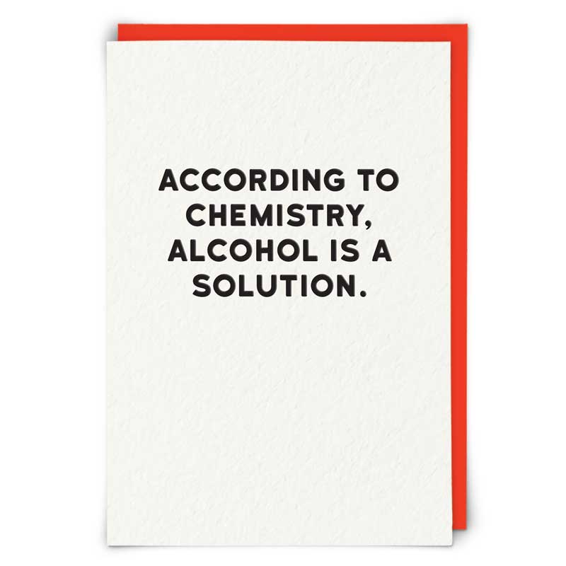 Chemistry Greeting Card