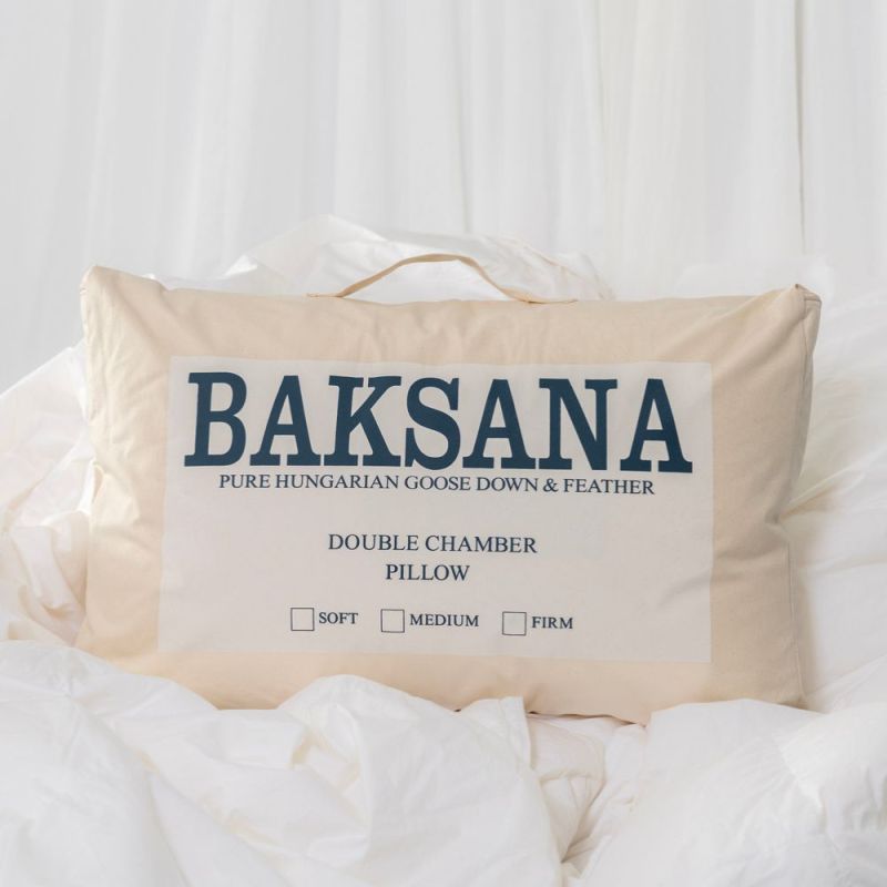 Double Chamber Hungarian Goose Down & Feather Pillow