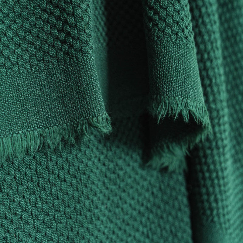 Portuguese Cute Cotton Throw - Fern