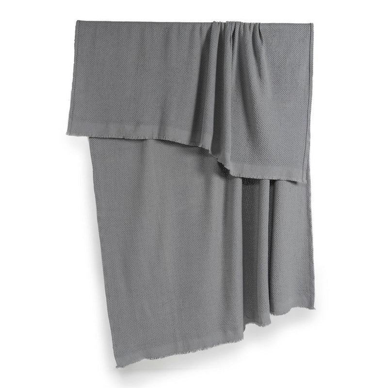Portuguese Cute Cotton Throw - Silver