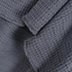 Portuguese Nasa Cotton Waffle Throw - Charcoal