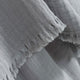 Portuguese Signo Cotton Gauze Throw - Silver