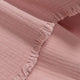 Portuguese Signo Cotton Gauze Throw - Rose