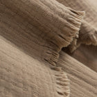 Portuguese Signo Cotton Gauze Throw - Latte