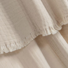 Portuguese Signo Cotton Gauze Throw - Natural