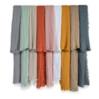 Portuguese Signo Cotton Gauze Throw - Natural