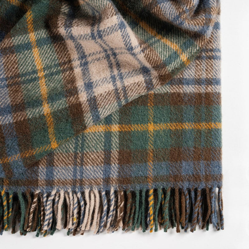 Tartan NZ Wool Throw - Antique Dress
