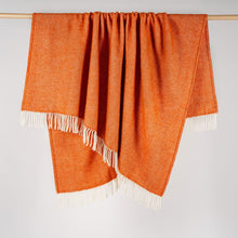 Fishbone NZ Wool Throw - Cinnamon
