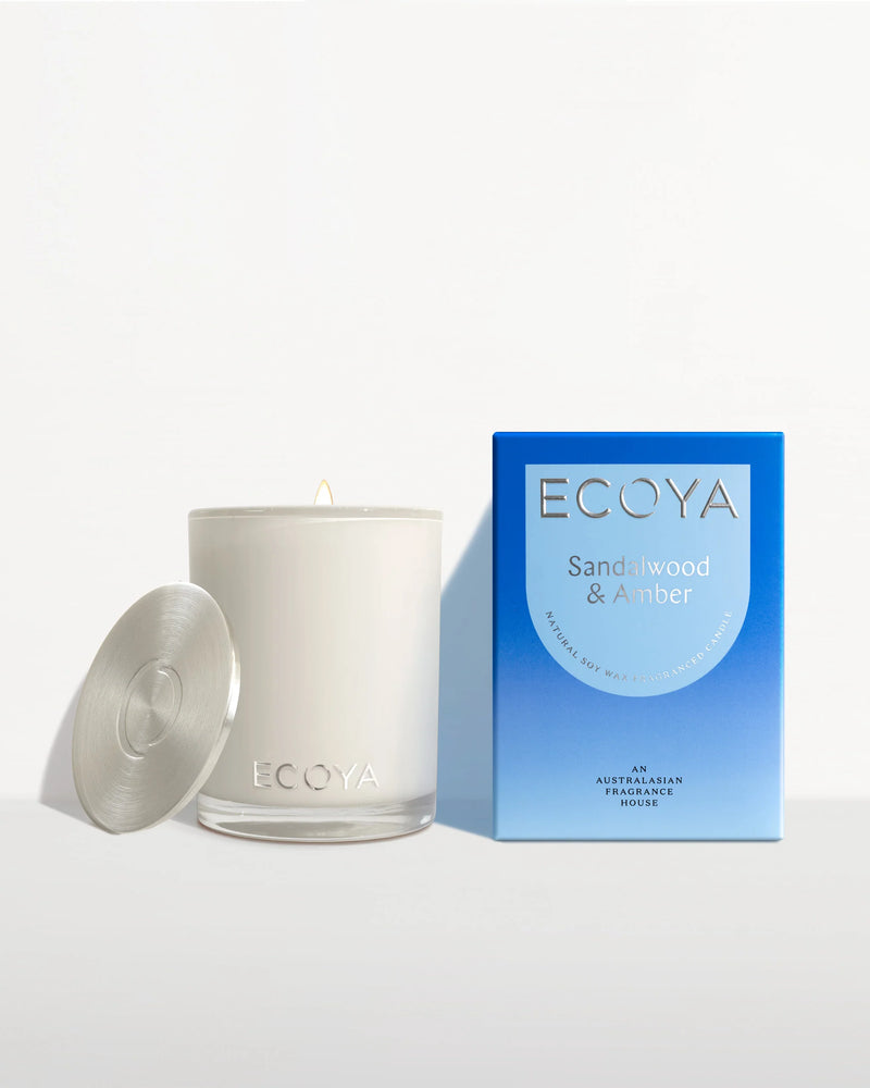 Ecoya Madison Jar Candle Sandalwood & Amber 400G