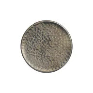 Hammered Coasters Pewter Finish - Set of 6
