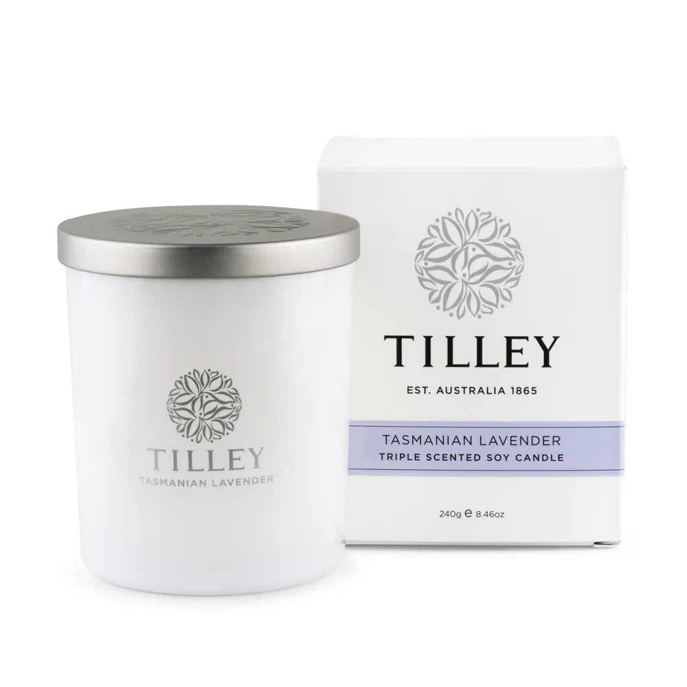 Tilley Tasmanian Lavender Soy Candle 240g / 45 Hour