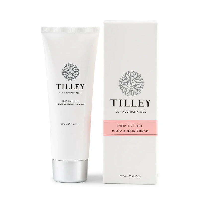Tilley Pink Lychee Hand & Nail Cream 125mL
