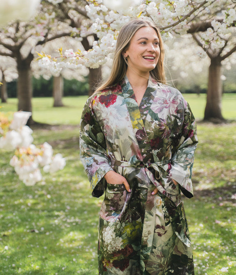 Silk Robe Fiorella