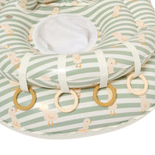 Sunnylife: Interactive Baby Float Duck Sage Stripe