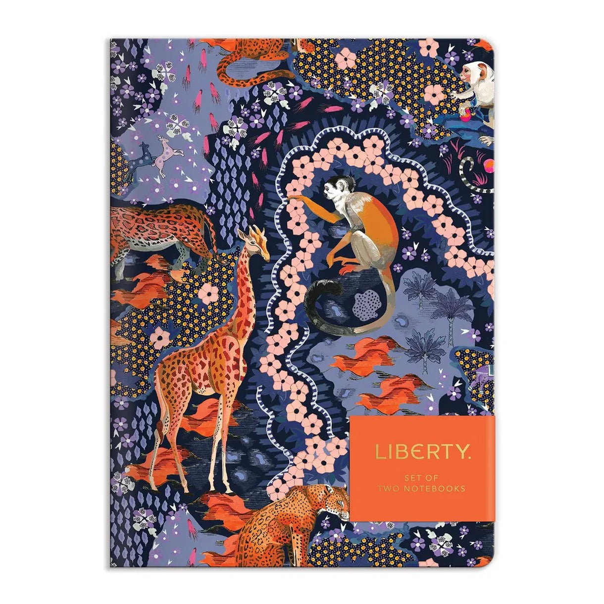 Liberty Maxine Writers White and Floral Notebook