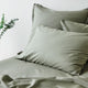 Fresh Cotton Percale European Pillowcase - Cedar