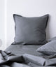 Fresh Cotton Percale European Pillowcase - Steel