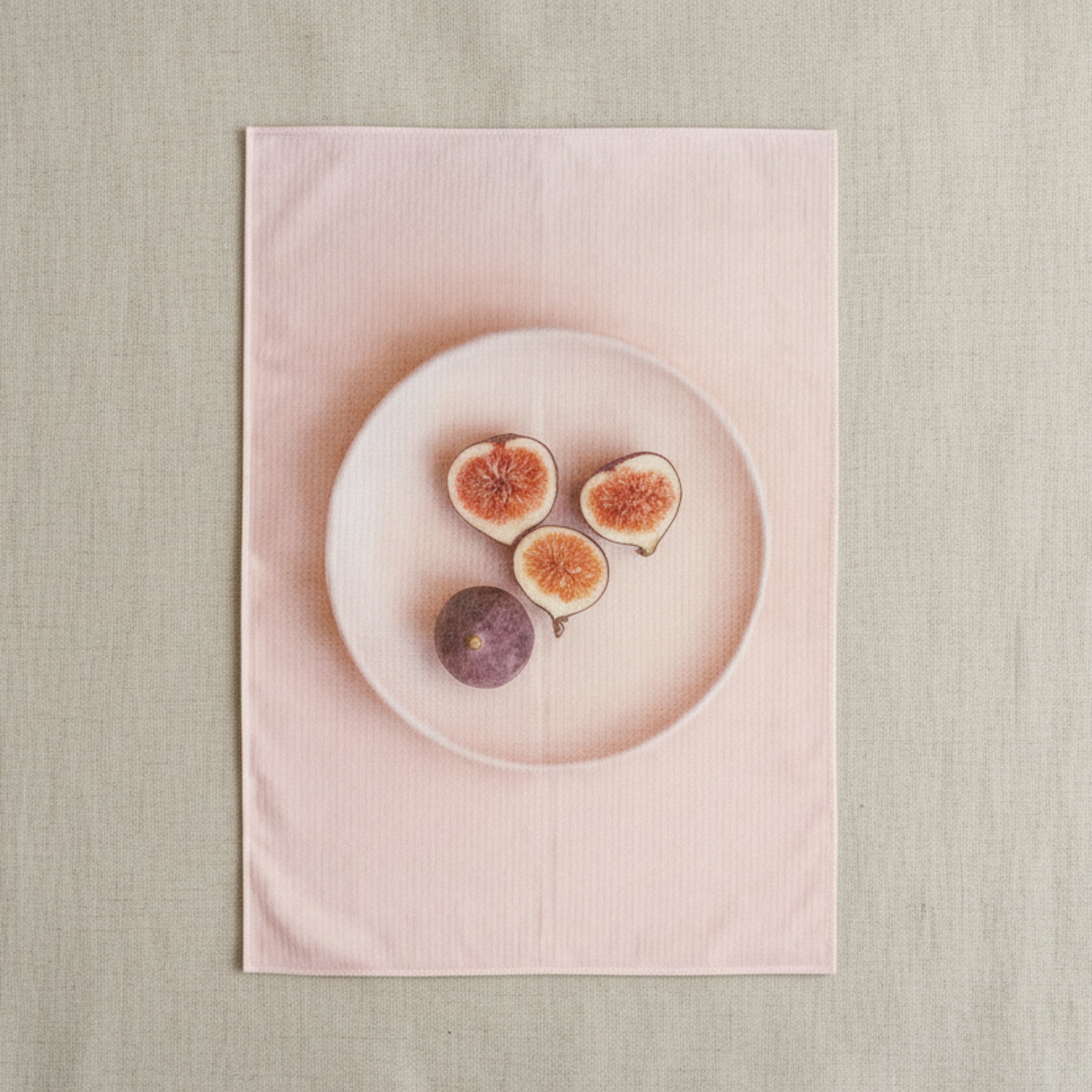 Frankly Cotton Set of 3  Fruit Print Waffle Weave Tea Towel 50 x 70cm