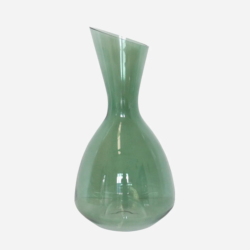 Fino Verde  Handblown Wine Decanter - 23cm
