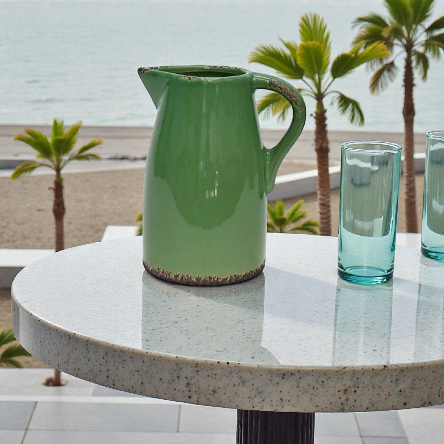 Artisan Florals St Edmunds Jug French Green - Large