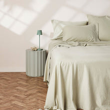 Soft Washed Cotton Sheet Set - Sage