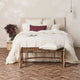 Isabella Cotton Damask Duvet Cover - Sand