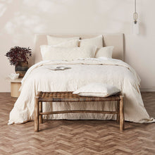 Isabella Cotton Damask Pillowcase - Sand