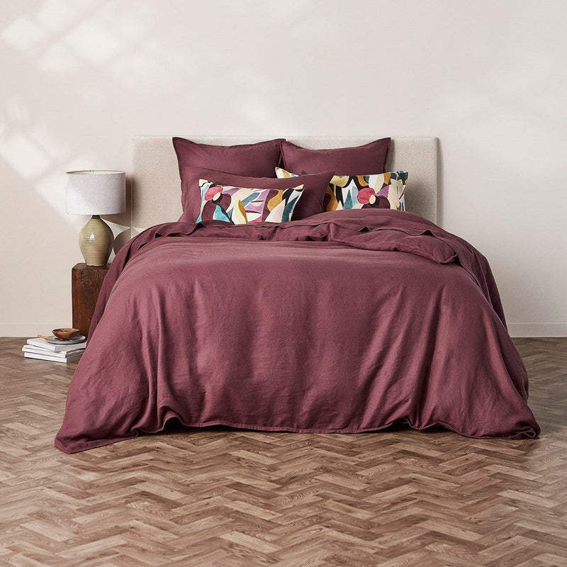 Pure Linen Duvet Cover Set - Port