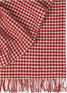 Weave Classic Houndstooth Design -  Huxter Rouge