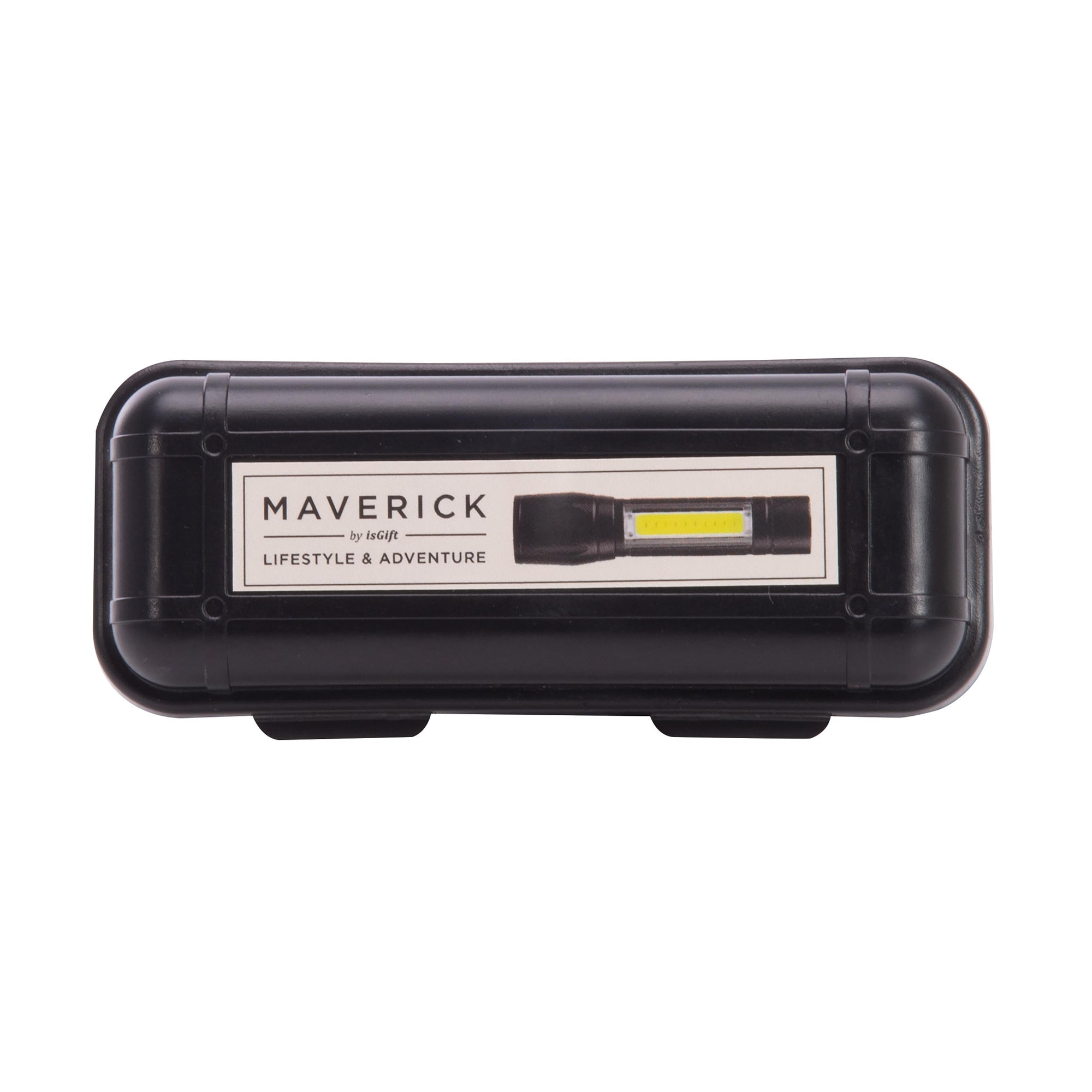 Maverick Range - Black 3 In 1 Rechargeable Flashlight
