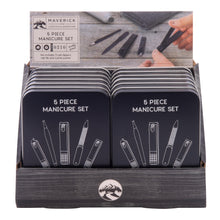 Maverick Range - Black 5Pc Manicure Set