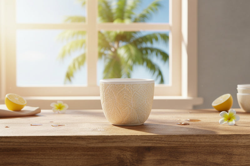 Frankly Cotton Embossed Ceramic Pots